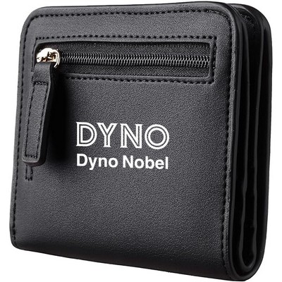 Rfid Blocking Small Compact Bifold Luxury Faux leather Pocket Wallet Mini Purse with ID Window